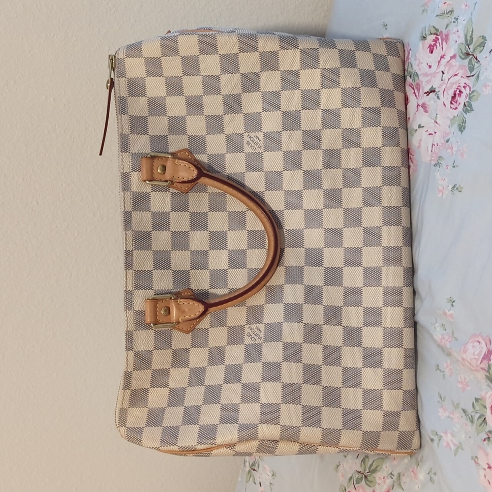 SOLD ❤️ Louis Vuitton Speedy 35 Damier Azur